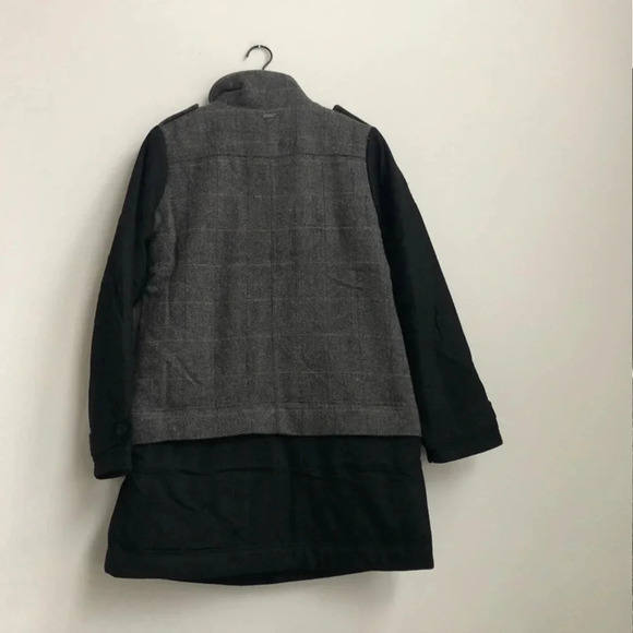 New prAna Wool Coat Gravel chevron Caprise
Convertible jacket insulated plaid - Picture 6 of 8